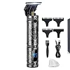 Sokany Professional Rechargeable Hair Trimmer Clipper- Silver