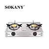 Sokany 2 Gas Burner Cooker Table Top Gas Stove Hob