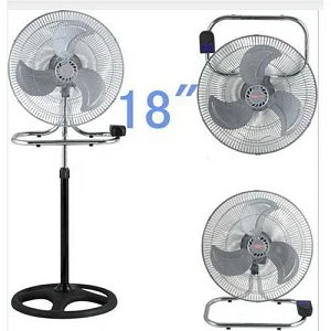 3 In 1 Table, Stand And Wall Fan Adjustable Oscillating