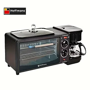 Hoffmans 3 in 1 Home Breakfast Maker Coffee Frying Pan Oven