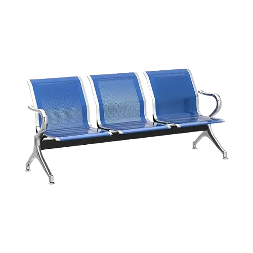 Durable Waiting Chair-Blue Color