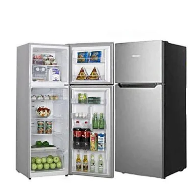 Hisense 328L Double Door Refrigerator RT328N4DGN; Top Freezer, 120watts, Total no frost