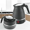 Hoffmans Foldable Electric Travel Kettle 0.6L Portable Collapsible Water Boiler and Tea Pot