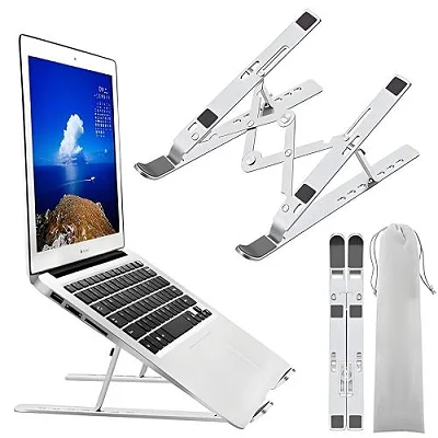 Portable adjustable laptop stand