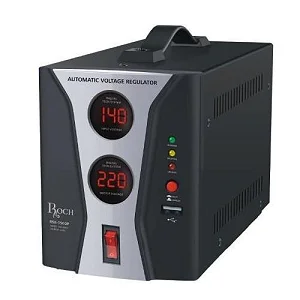 Roch 1000W Automatic Voltage Regulator/Stabilizer/Power Protector - Black