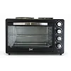 Digiwave 48 L Electric Mini Oven With Two Hot Plates / Hobs - Black