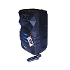 Jazz Dual 12" Amplified Public Address Speaker Rechargeable With Microphones - BLACK