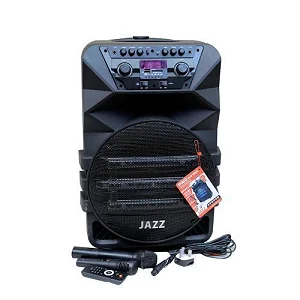 Jazz Dual 12" Amplified Public Address Speaker Rechargeable-Black