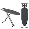 Big Foldable Ironing Board With Electrical Socket -Grey