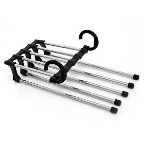 5 Layer Multi Functional Pants/Clothes Hanger - Multicolor
