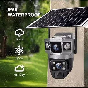 4G Solar Powered Camera, Outdoor High-definition Night Vision Camera