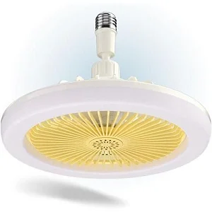 Led Multifunction Fan Light With Remote Control- Grey/White