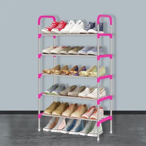 5-Tier Shoe Storage Rack (Not Assembled - colour varies