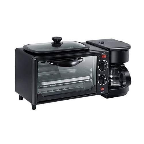 3 in1 Electric Breakfast Oven With Coffee Maker Grill pan