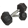 Pair Of 5Kg Gym Weight Dumbbells / Dumbells - Black