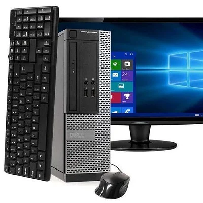 DELL OptiPlex 3020 SFF, Core i5 core Win 10pro 8GB Ram, 500GB HDD, 4TH GENERATION 22" LCD-Blac