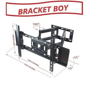 Double Arm TV Wall Mount Suitable For 24inch To 70Inch-Black