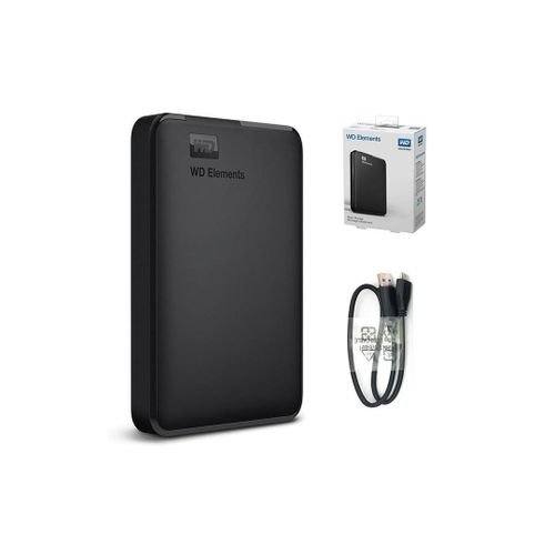 500GB WD External Hard Drive Casing, 3.0 - Black