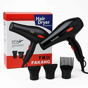 Fakang Fast Electric Hand Hair Dryer - Black