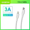 Oraimo Data Cable 3A 1M Type C To Lightning-  White
