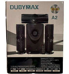 A2. DUBYMAX 3.1 Bluetooth Home Speaker Woofer System - Black