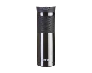 720ml Contigo Gunmetal Byron Travel Mug Stainless Steel -Black