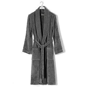 Women's Cotton Bathrobe - Grey