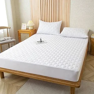 6*6 Quilted Water Proof Mattress Protector-- pink
