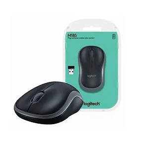 Logitech Wireless Optical Mouse M185 - Black