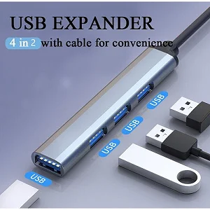 Type C USB 2.0 HUB 4 Port Multi Splitter Adapter,Hi-Speed 4 Port Hub