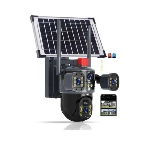 Ai Solar Camera 3-in-1: Wireless  Security Outdoor Surveillance Camera