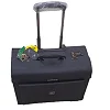 Executive Pilot Box Travel Bag - Black
