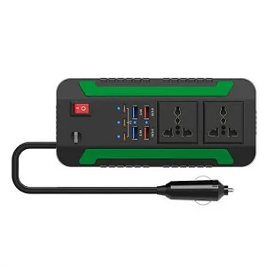 Green Lion Spark 300 Power Inverter - Black