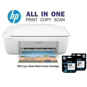 Hp Colour DeskJet 2320 All-In-One Printer Copy, Scan,Print +2 Starter Catridges Black And White - White