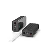 Excellent Portable Electric Power Bank Of 50000mAh With 4Cables And Led Lights-Black