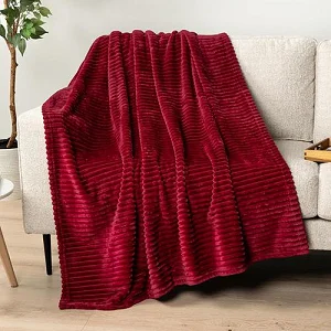 5*6 Soft warm Fleece Blanket - Maroon