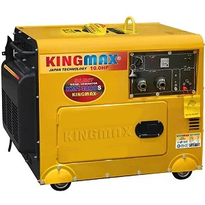 Kingmax Diesel 7.5 KVA Yellow Silent Generator KM14800S