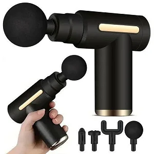 Professional Muscle Relax Massager - 4 Changeable Heads for Body Pain