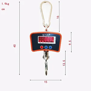 500kg/1100lb Digital Rechargeable Hanging Scale Industrial Crane Scale with Precision Sensor Suitable for Farm Weighing, Outdoor Fishing Scale Game Weighing.