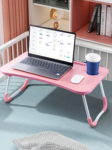 Multi-Functional Foldable Laptop/Bed Table - Multicolor