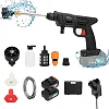 48V Rechargeable High Pressure Car Washer Gun  2 battery