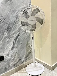 Hisense 16 Inch Stand Fan With Remote Control Time & Sleep Fuction- With