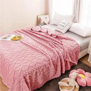 6x6 Ultra Soft Warm Throw Fleece Blanket - Multicolor