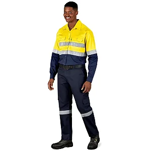 HI VISIBILITY POLYCOTTON WORKING UNIFORM - Free Size