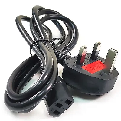 3-Pin laptop power cable 1.5m -Black