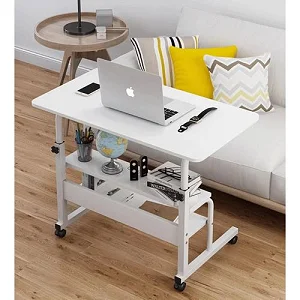 Portable Mobile Workstation Table, Laptop Stand Table - Multicolour