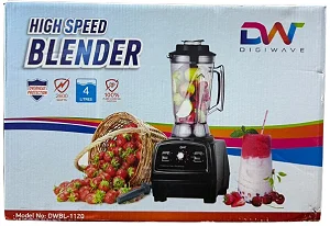 Digiwave Commercial Blender 4Litres 100% Copper Motor - Red & Black (Copy)