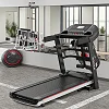 Foldable Motorized Treadmill/ Walking Pad With Massager And Display - Black