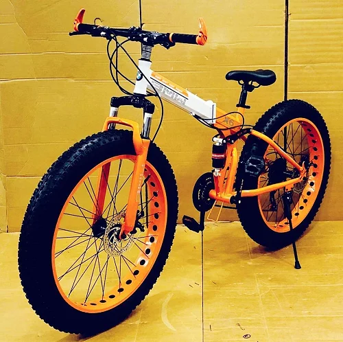 Fat Tire Black 26 Inch Aluminium Frame Mountain Bike