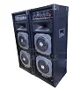 2 Professional Sound Speaker Systems With 2 Wireless Microphones (Copy)